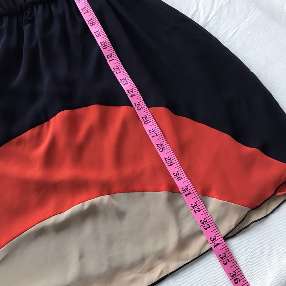 Enfocus Casual Multi Colored Knee Length Dress with belt. 6P - Picture 7 of 8